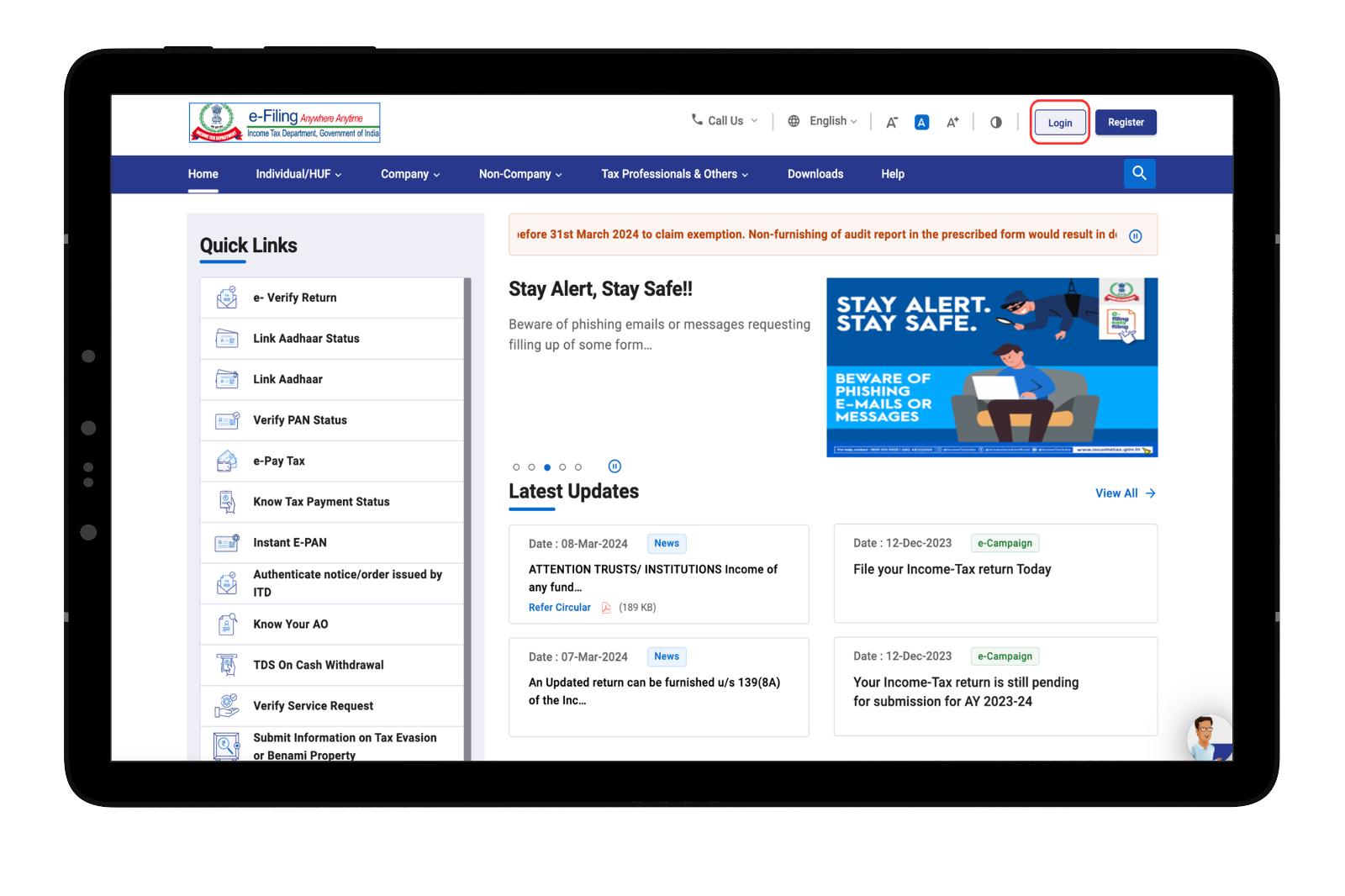 change-check-name-on-income-tax-portal image