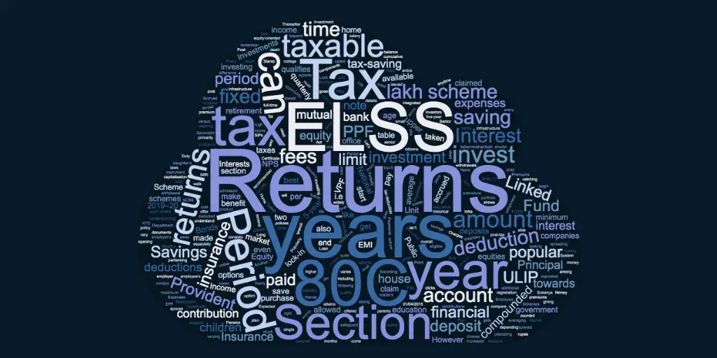 Tax Saving Options: Investments under 80C