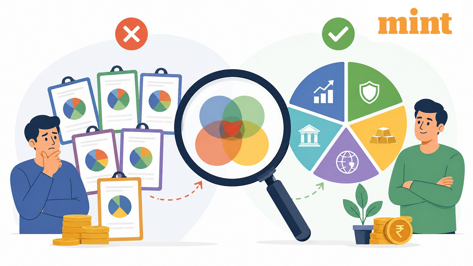 More mutual funds don’t always mean better diversification: How to avoid the portfolio overlap trap