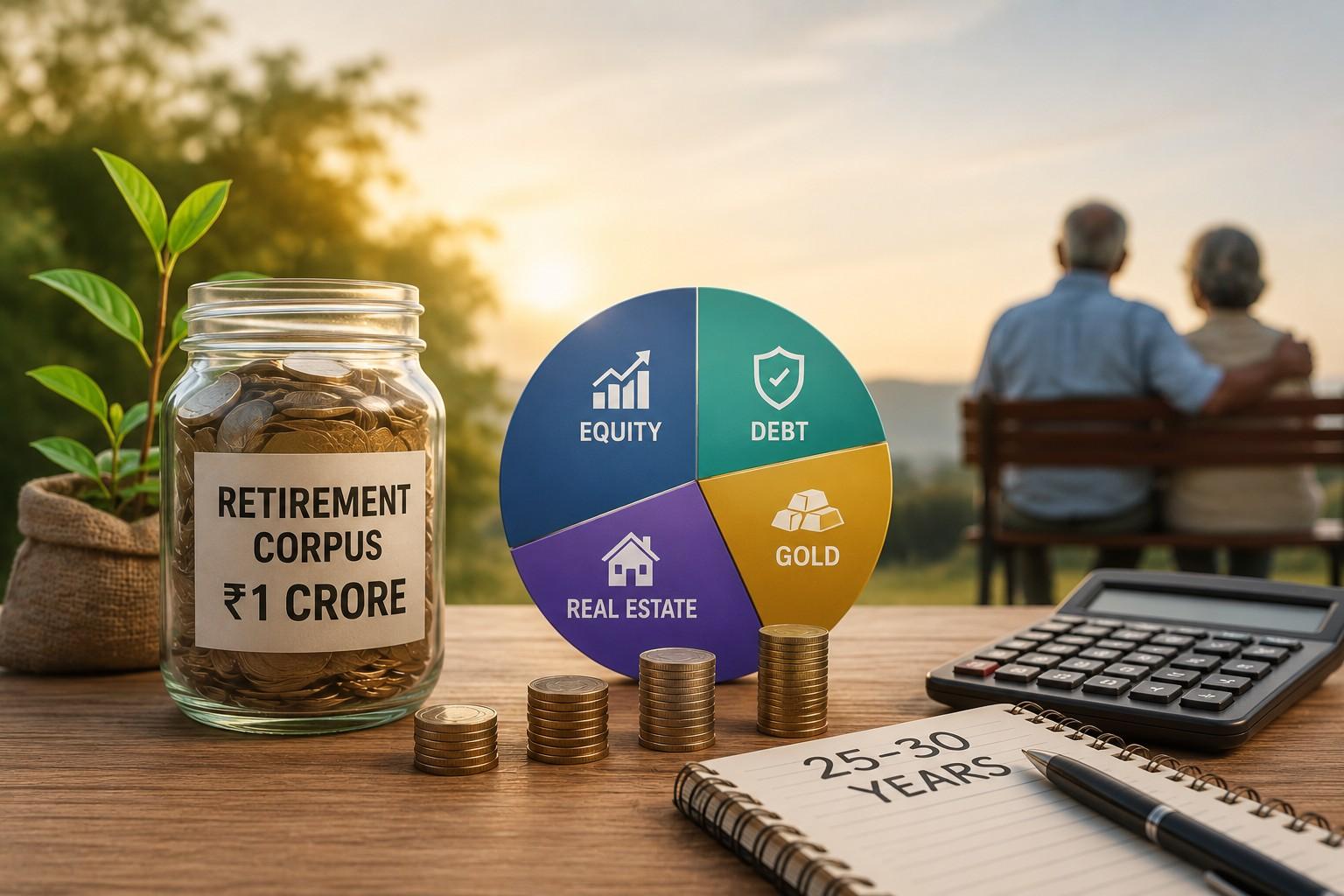 How to make your Rs 1 crore retirement corpus last 25–30 years with smart asset allocation