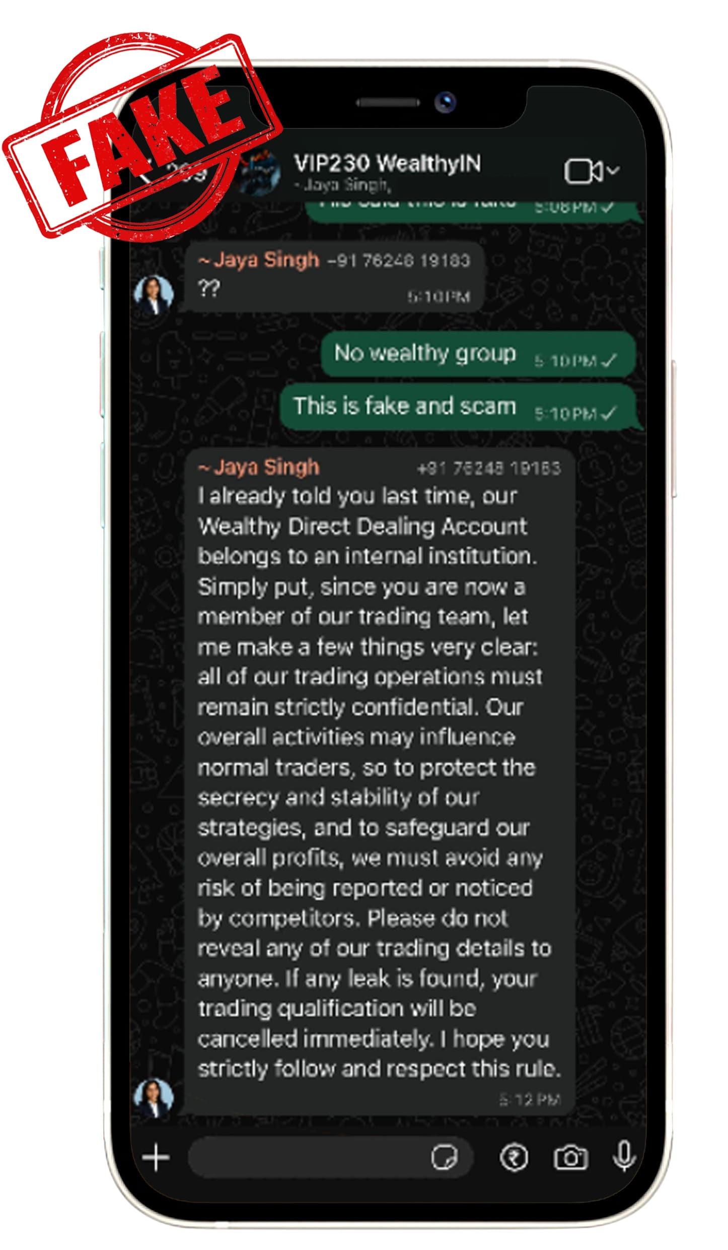 Fake Chat Scam